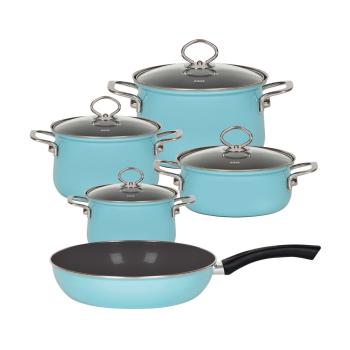 Riess Geschirr-Set 5-tlg., Nouvelle Kristallblau